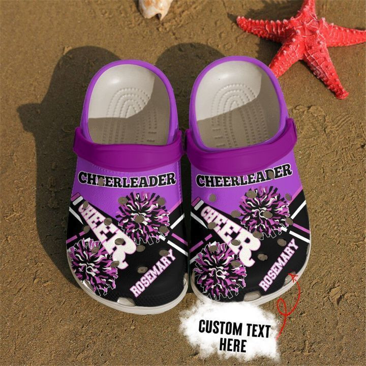 Cheerleading Personalized Cheerleader Crocs Classic Clogs Shoes