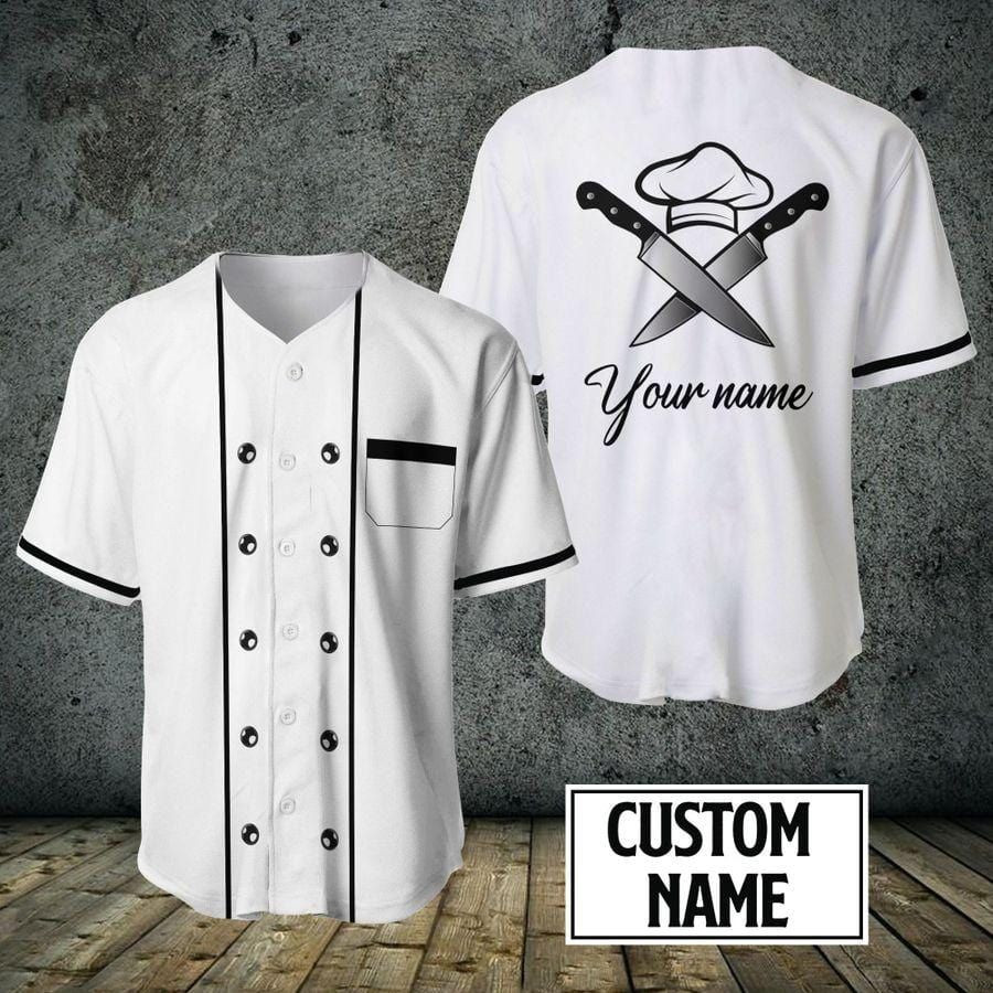 Chef Proud Custom Name Baseball Jersey