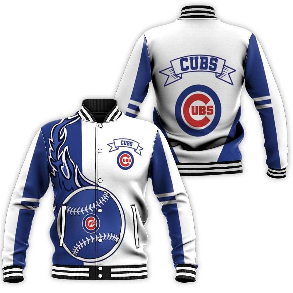 Chicago Cubs 3d Baseball Jacket for Men Women