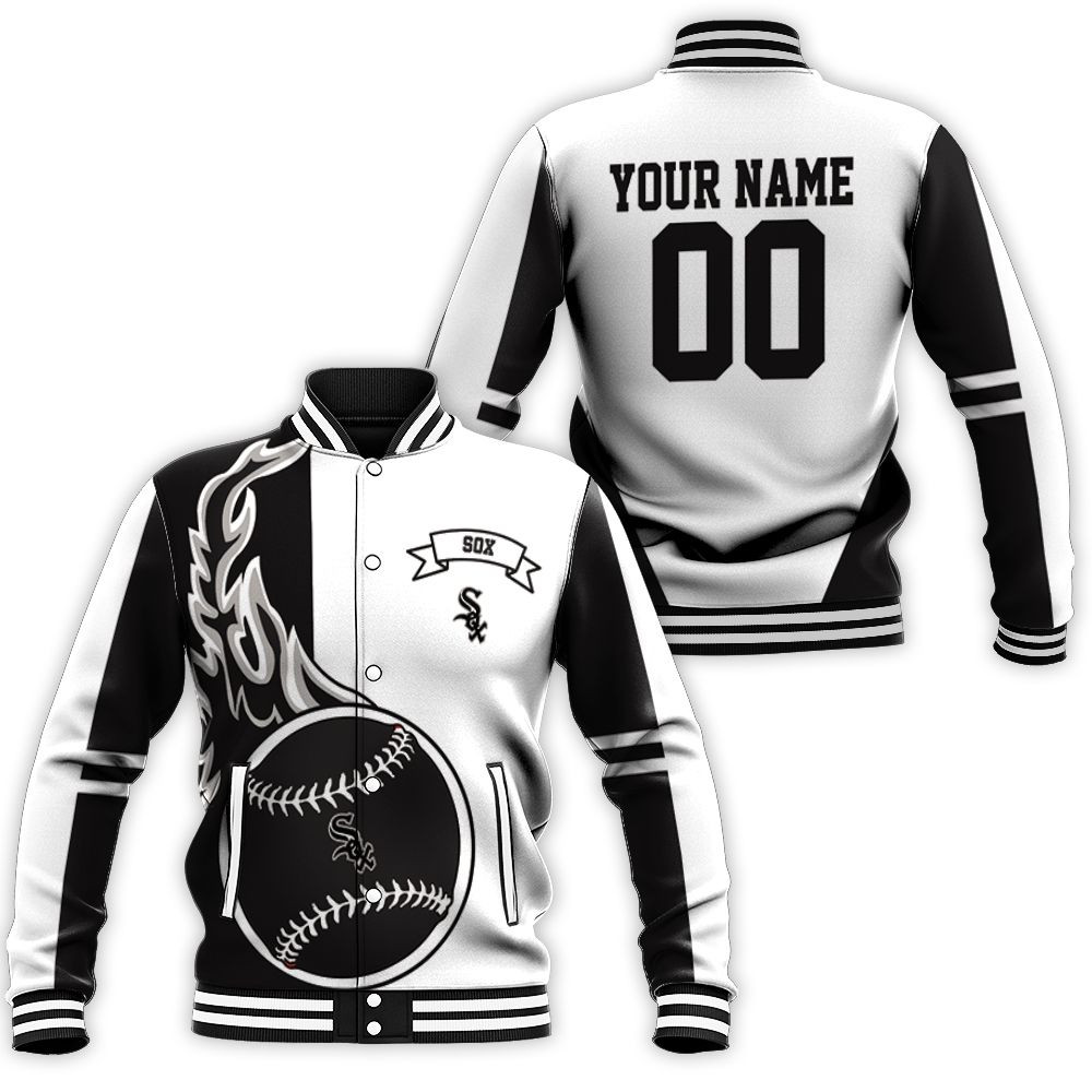 Chicago White Sox 3d Personalized Baseball Jacket for Men Women