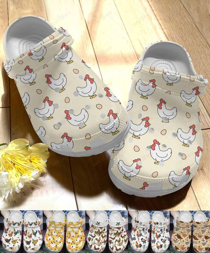 Chicken Collection Crocs Classic Clogs Shoes