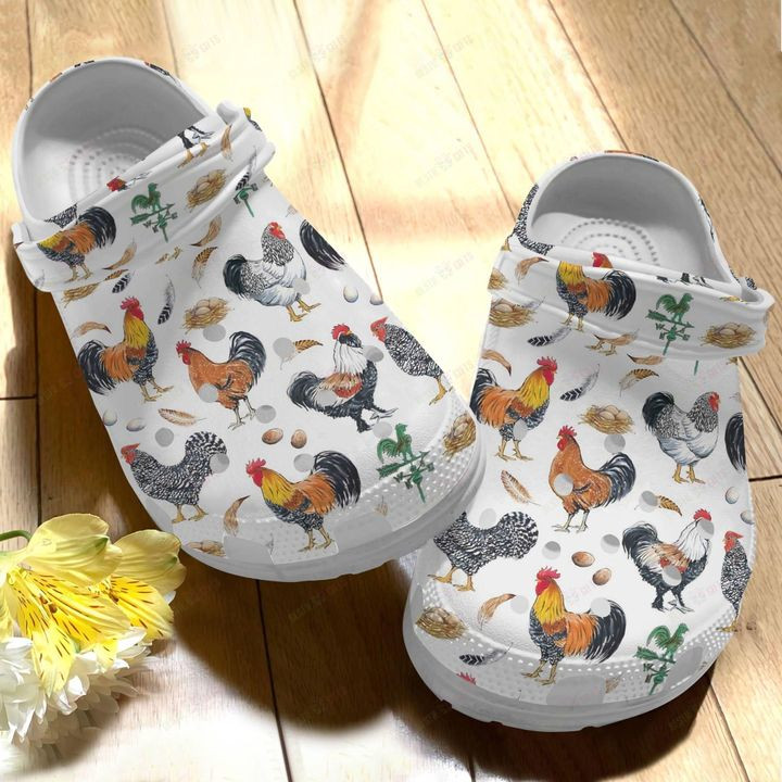 Chicken Gang Crocs Classic Clogs Shoes