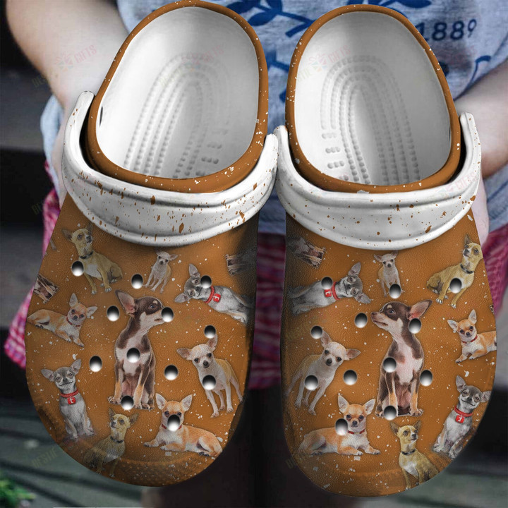 Chihuahua Crocs Classic Clogs Shoes