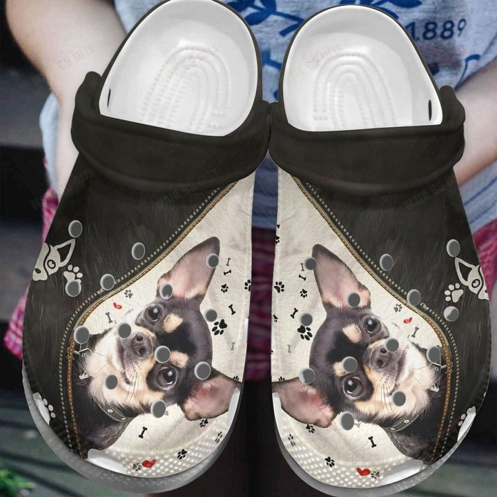Chihuahua Kissese Crocs Classic Clogs Shoes