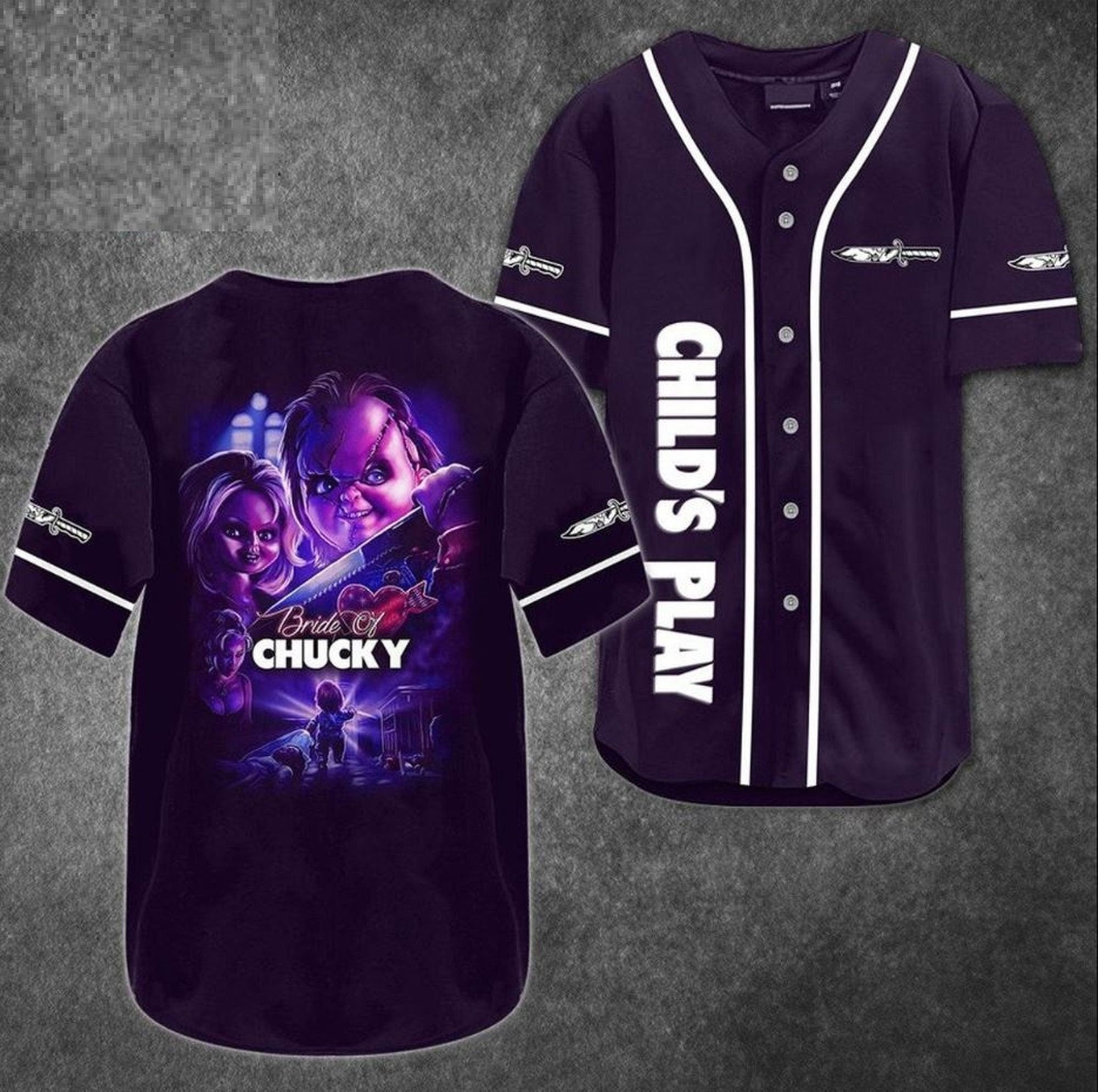 ChildS Play Horror Movies Baseball Jersey