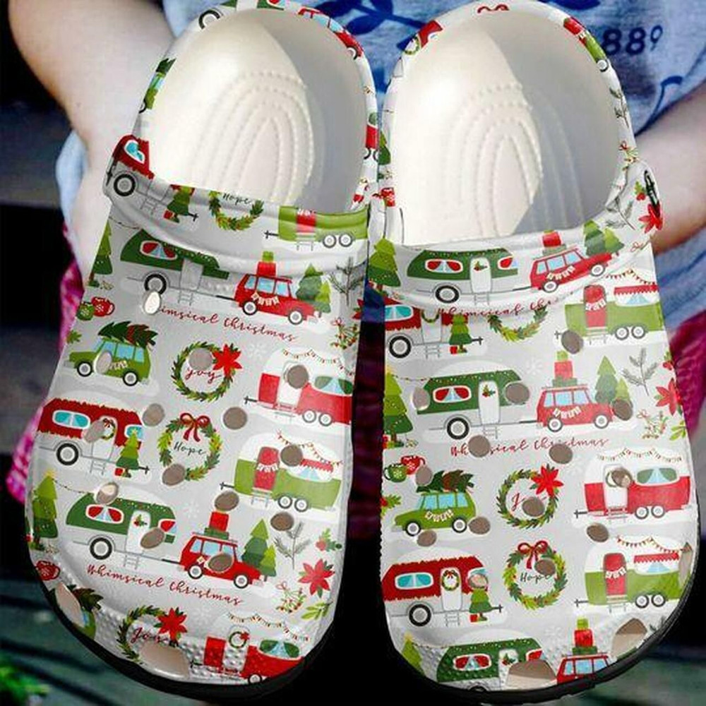 Christmas Camping Personalized 5 Gift For Lover Rubber Crocs Clog Shoes Comfy Footwear