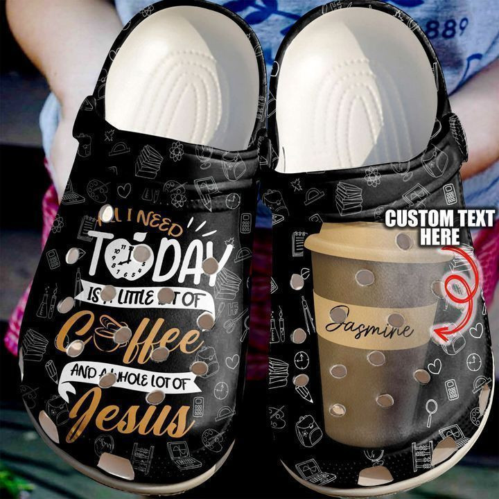 Coffee Personalized And Jesus Crocs Classic Clogs Shoes