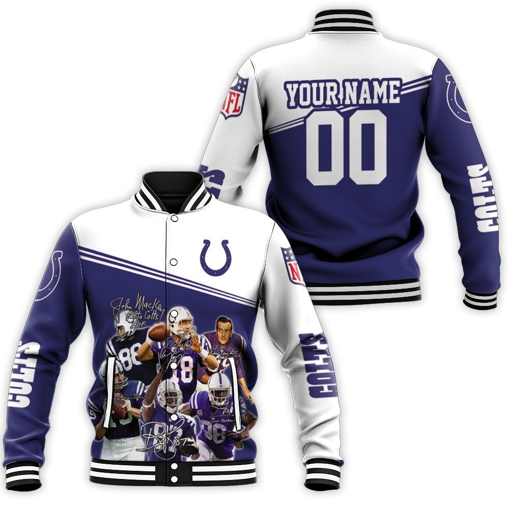 Colts 3d Personalized Baseball Jacket for Men Women