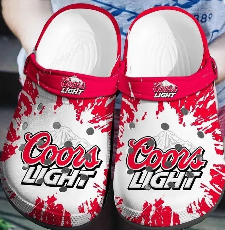 Coors Light Beer Crocs Crocband Clog Shoes For Men Women