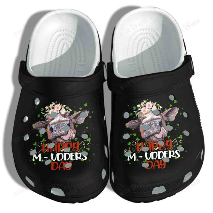 Cow Funny Happy Mudders Day Crocs Classic Clogs Shoes