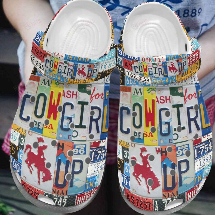 Cowgirl White Sole Cowgirl Up Crocs Classic Clogs Shoes