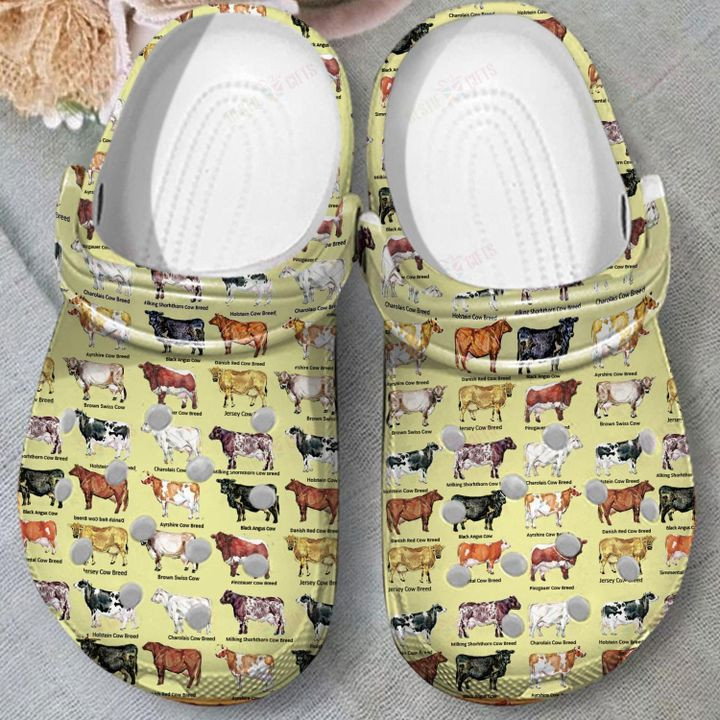 Cows Crocs Classic Clogs Shoes