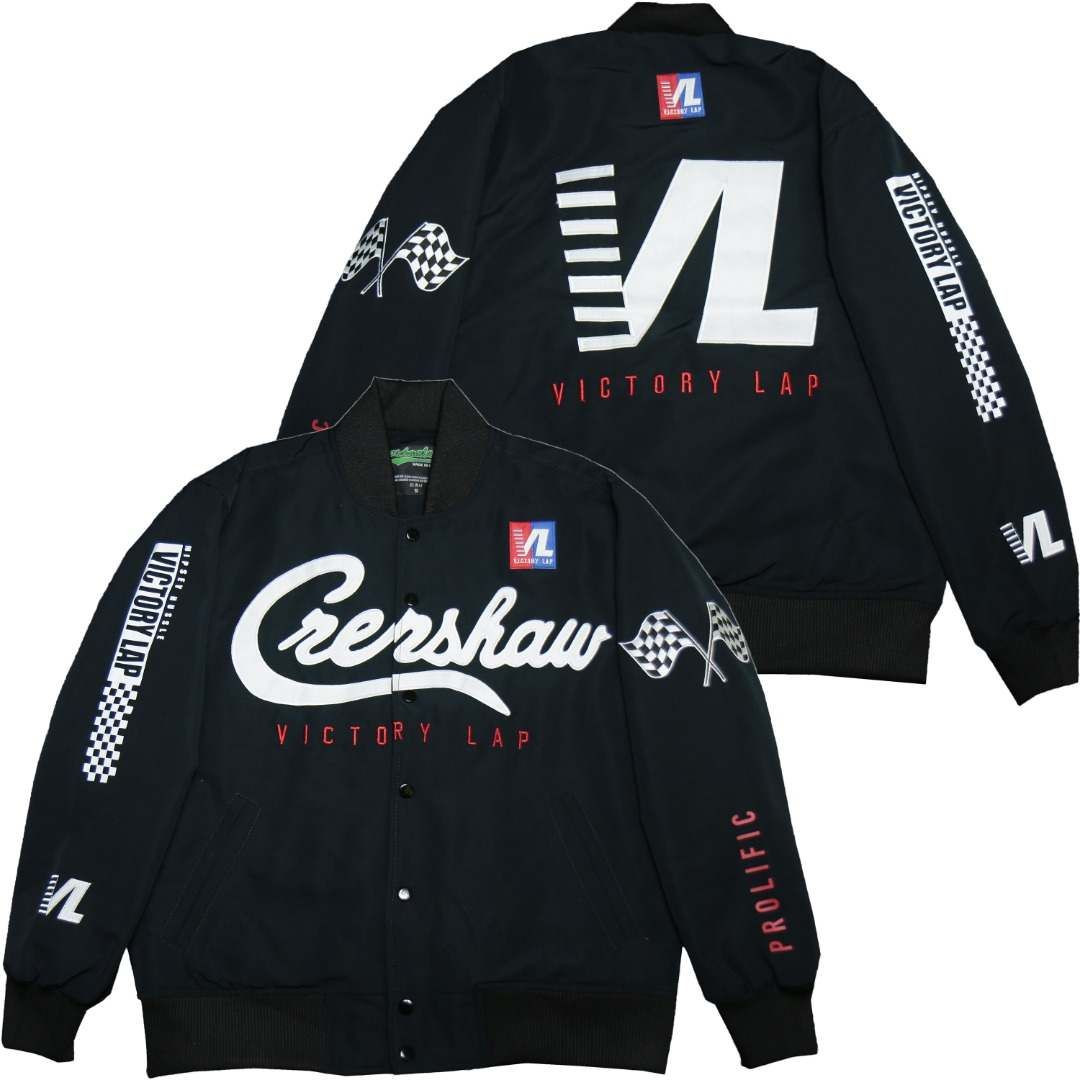 Crenshaw Victory Lap Nipsey Black Premium Baseball Jacket for Men Women