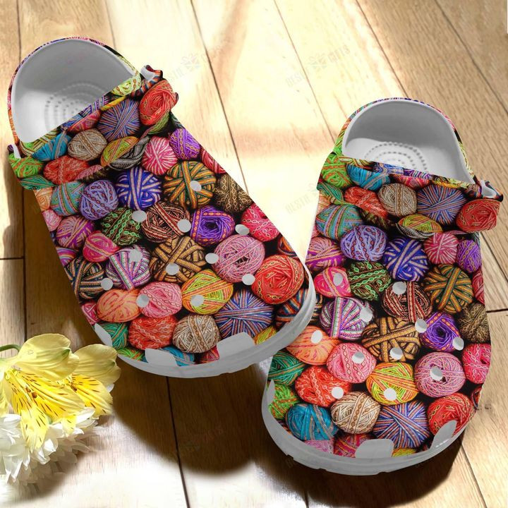 Crochet Yarnoholics Crocs Classic Clogs Shoes