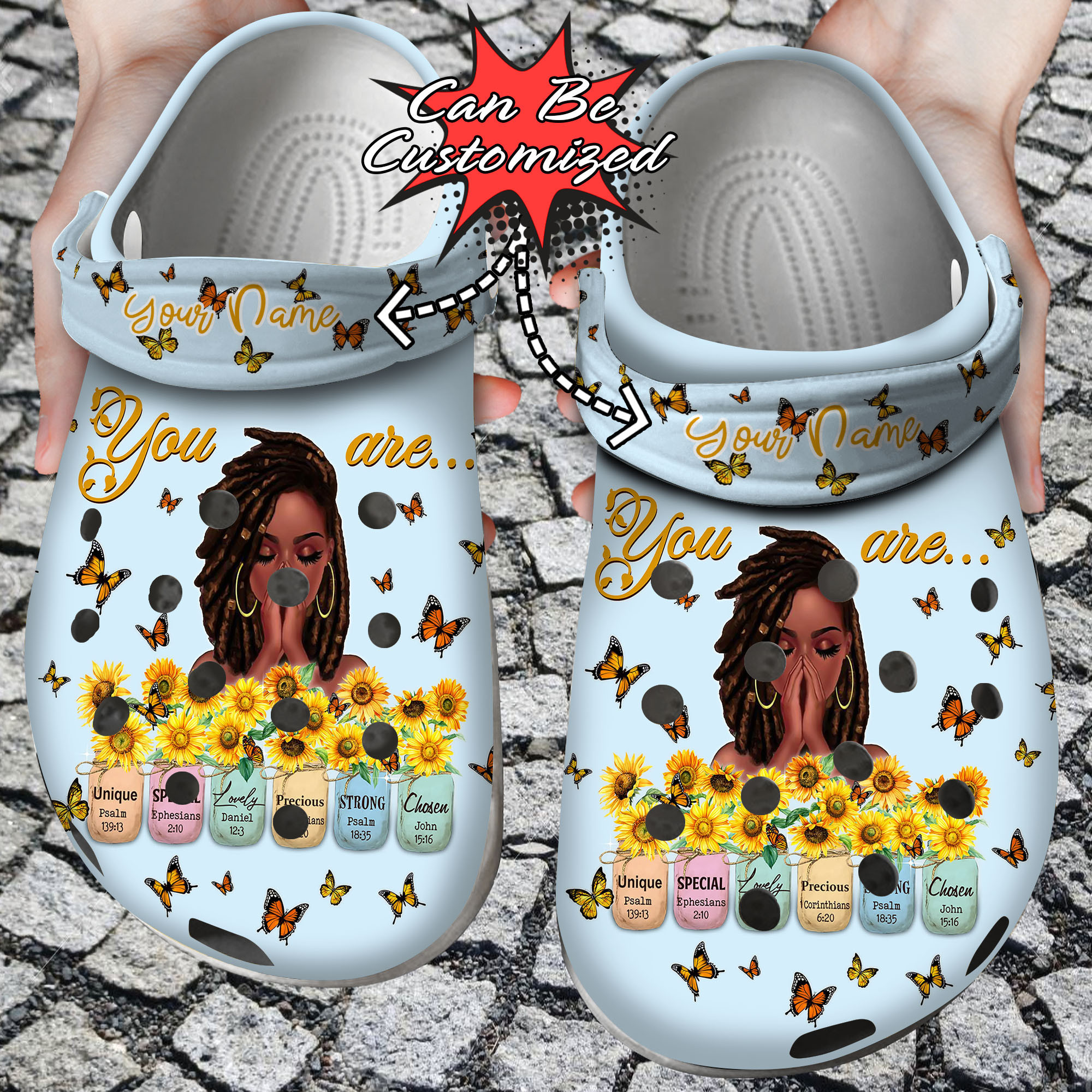 Custom Crocs Personalized Black Girl God Says You Are Clog Shoes