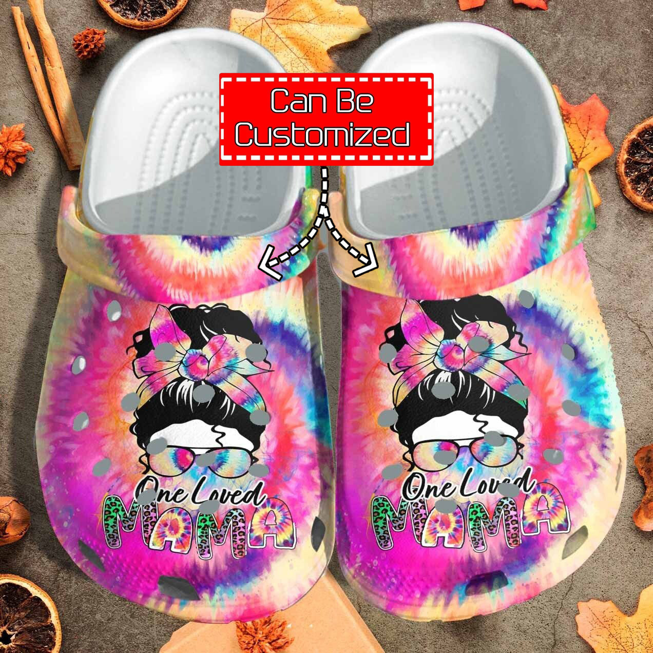 Custom Crocs Personalized One Loved Mama Clog Shoes