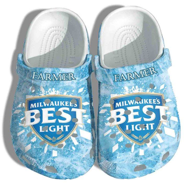 Custom Milwaukees Best Light Crocs Classic Clogs Shoes Funny Beer Crocs Classic Clogs Shoes For Men Women