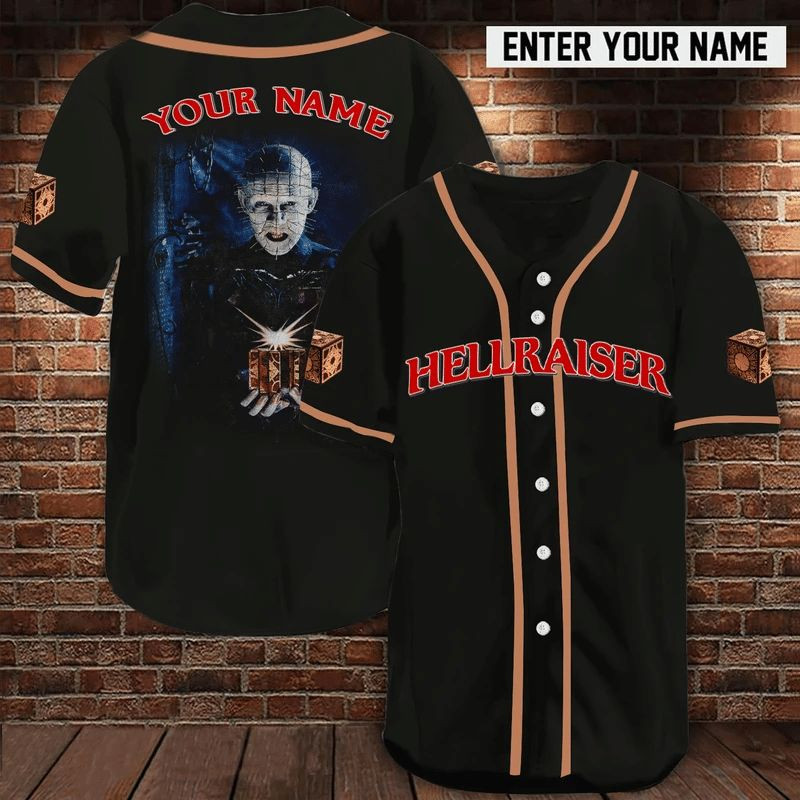 Custom Name Hellraiser Movies 456 Gift For Lover Baseball Jersey