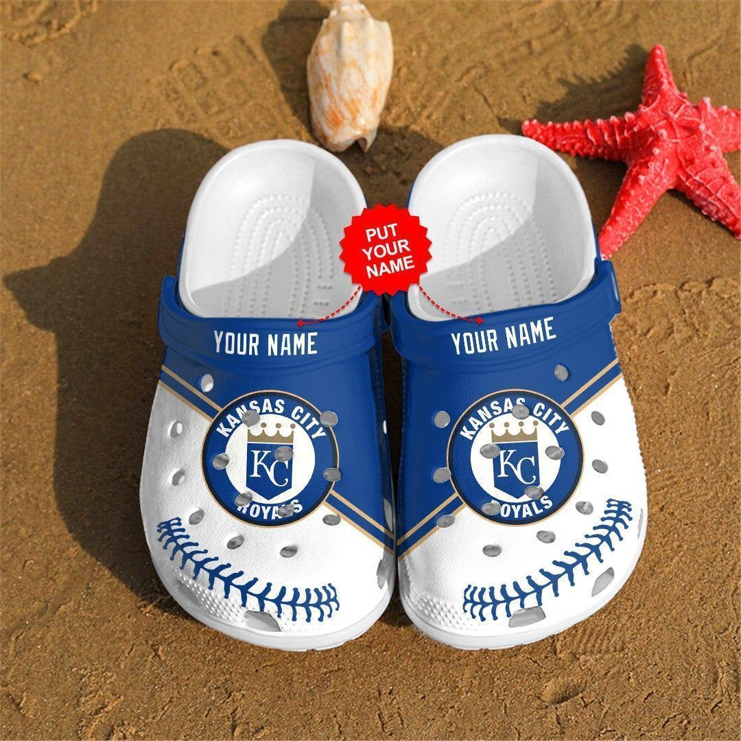 Custom Name Kansas City Royals Mlb Teams Gift For Fan Crocs Clog Shoescrocband