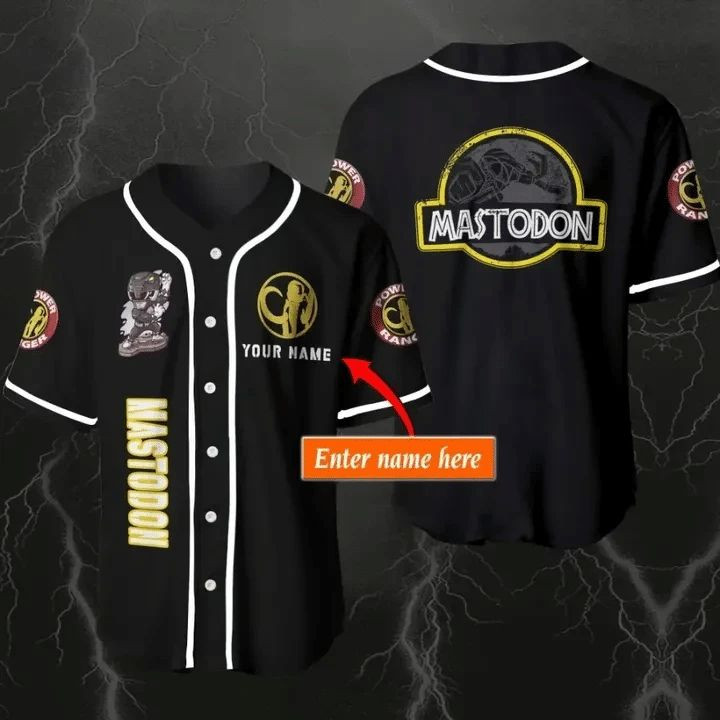Custom Name Mastodon Superman Gift For Lover Baseball Jersey