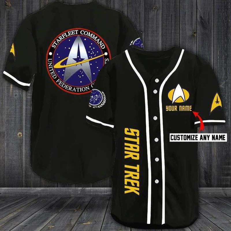 Custom Name Star Trek 222 Gift For Lover Baseball Jersey