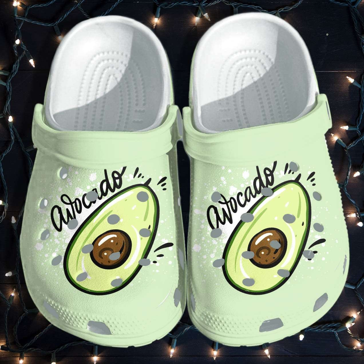 Cute Avocado Fruits Lover Crocs Crocband Clog Shoes