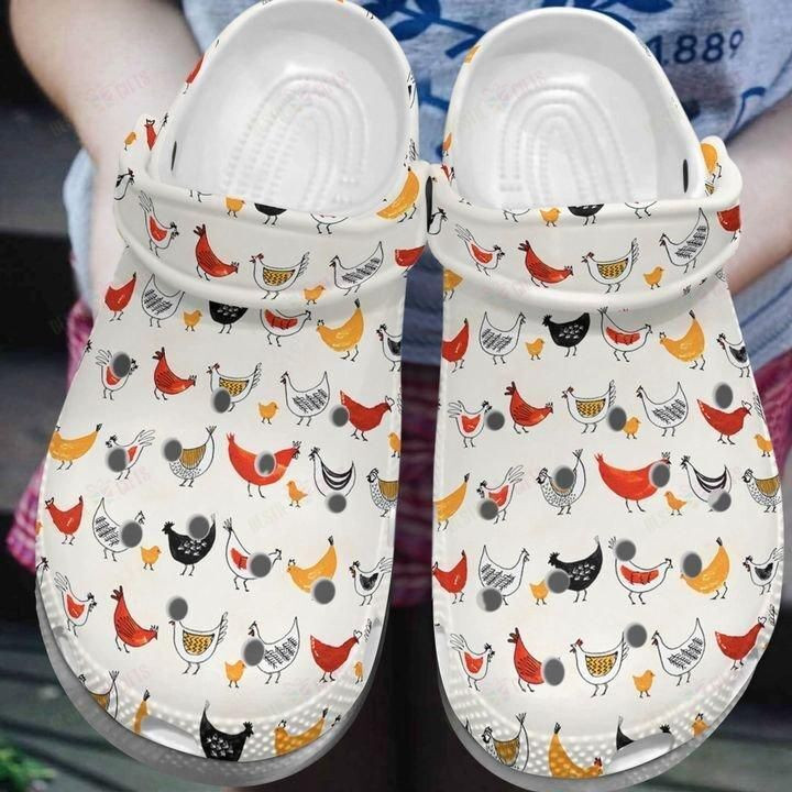 Cute Chicken Pattern  Crocs Classic Clogs Shoes