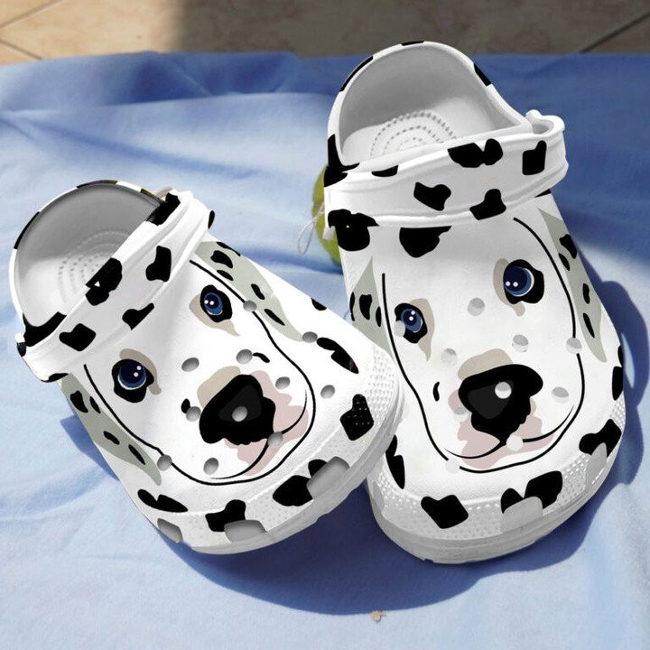 Cute Dalmatian Dog Clogs Crocs Shoes