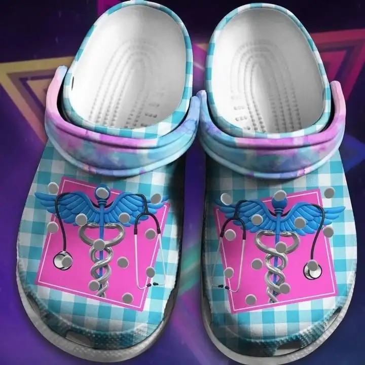Cute Nurse Symbol Crocs Crocband Clog Shoes For Men Women