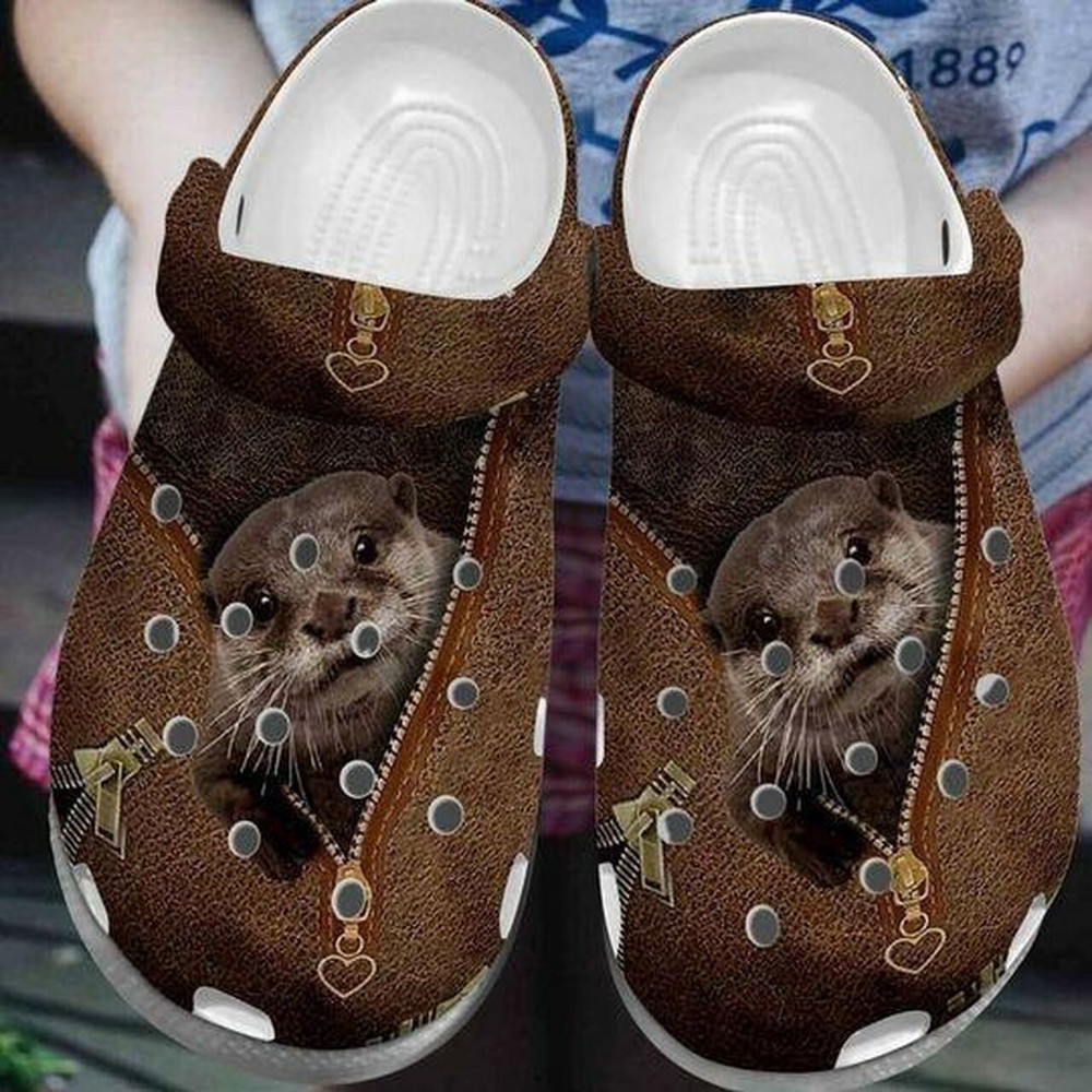 Cute Otter Personalized 10 Gift For Lover Rubber Crocs Clog Shoes Comfy Footwear