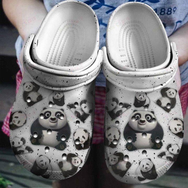 Cute Panda Shoes Crocs Clogs