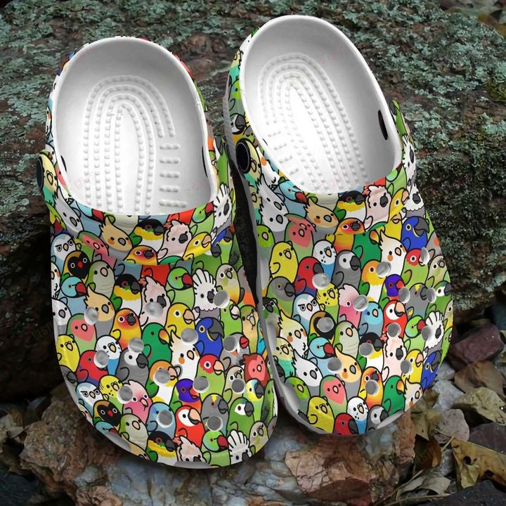 Cute Parrot Crocs Classic Clogs Shoes PANCR0277