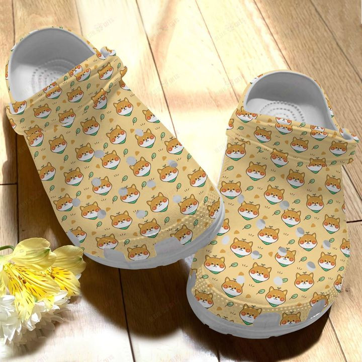 Cute Shiba Crocs Classic Clogs Shoes