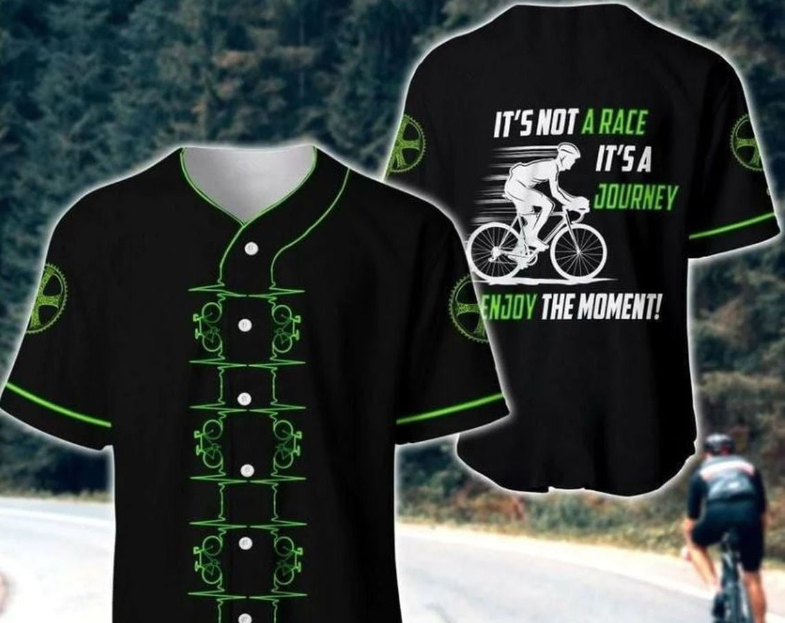 Cycling enjoy the moment baseball jersey Cycling Jersey Shirt Gifts For Cyclist Cycling Gifts Cycling baseball jersey