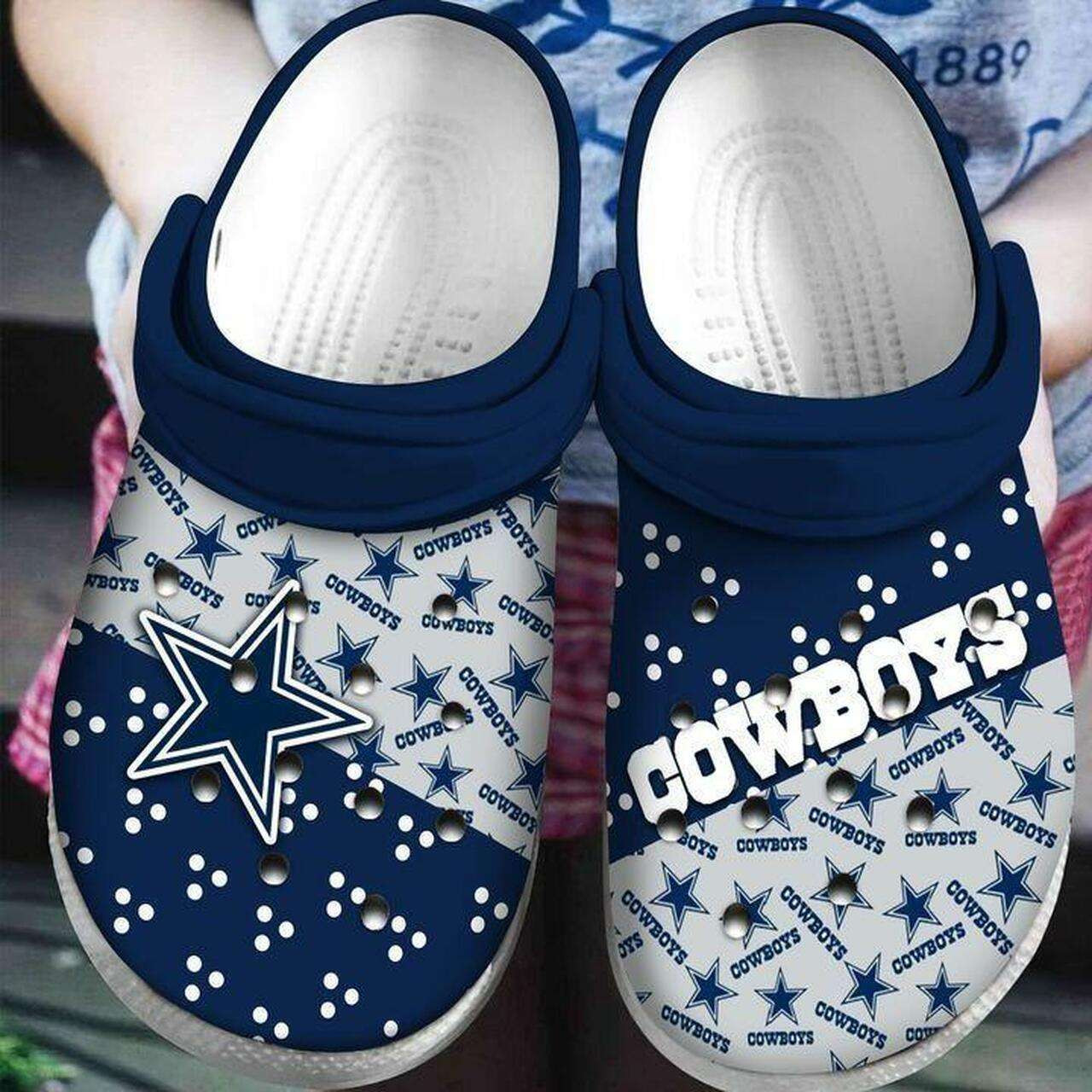 Dallas Cowboys Crocs Crocs Crocband Clogs