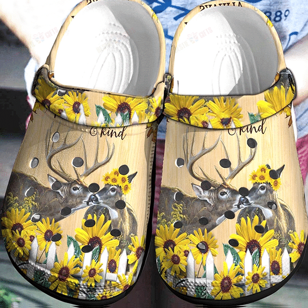 Deer Couple Crocs Classic Clogs Shoes