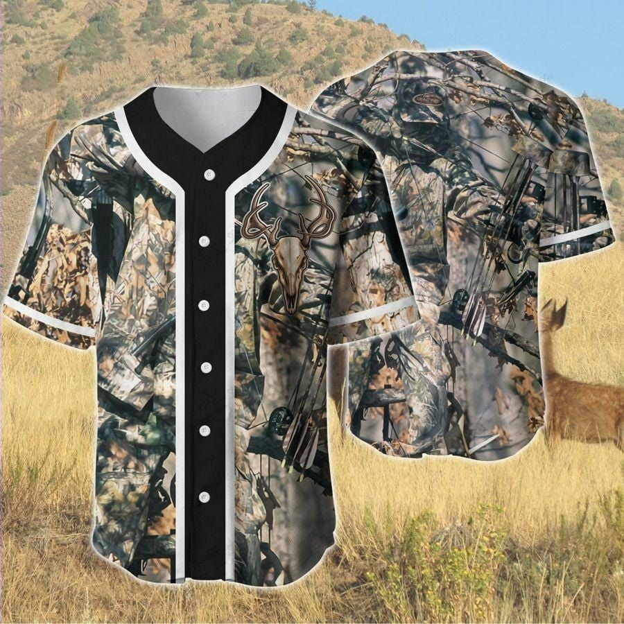 Deer Hunter Baseball Jersey, Unisex Jersey Shirt for Men Women