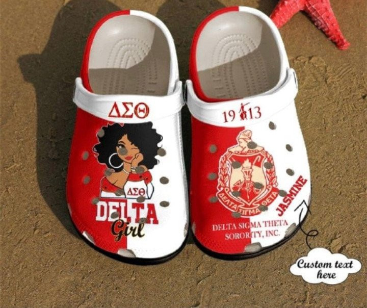 Delta Girl Custom Shoes Crocs Clog For Women Delta