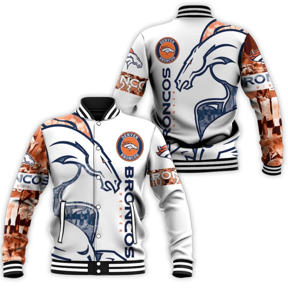 Denver Broncos Nfl For Broncos Fan 3d Baseball Jacket for Men Women