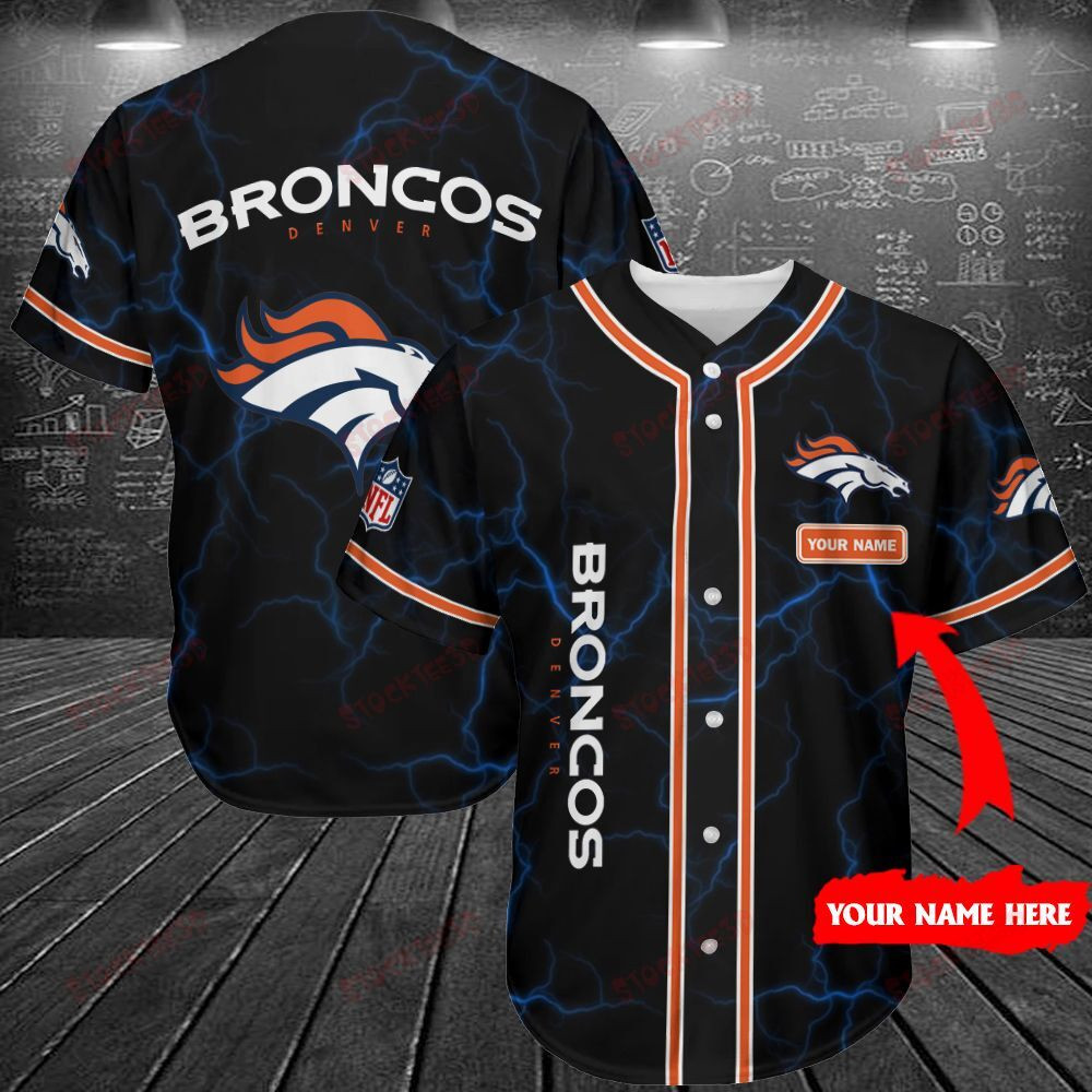 Denver Broncos Personalized Baseball Jersey Shirt 223 Unisex Jersey Shirt for Men Women