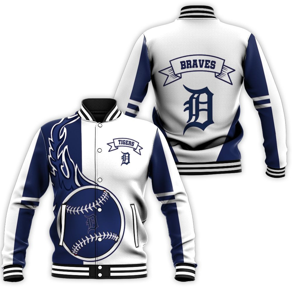 Detroit Tigers 3d Baseball Jacket for Men Women