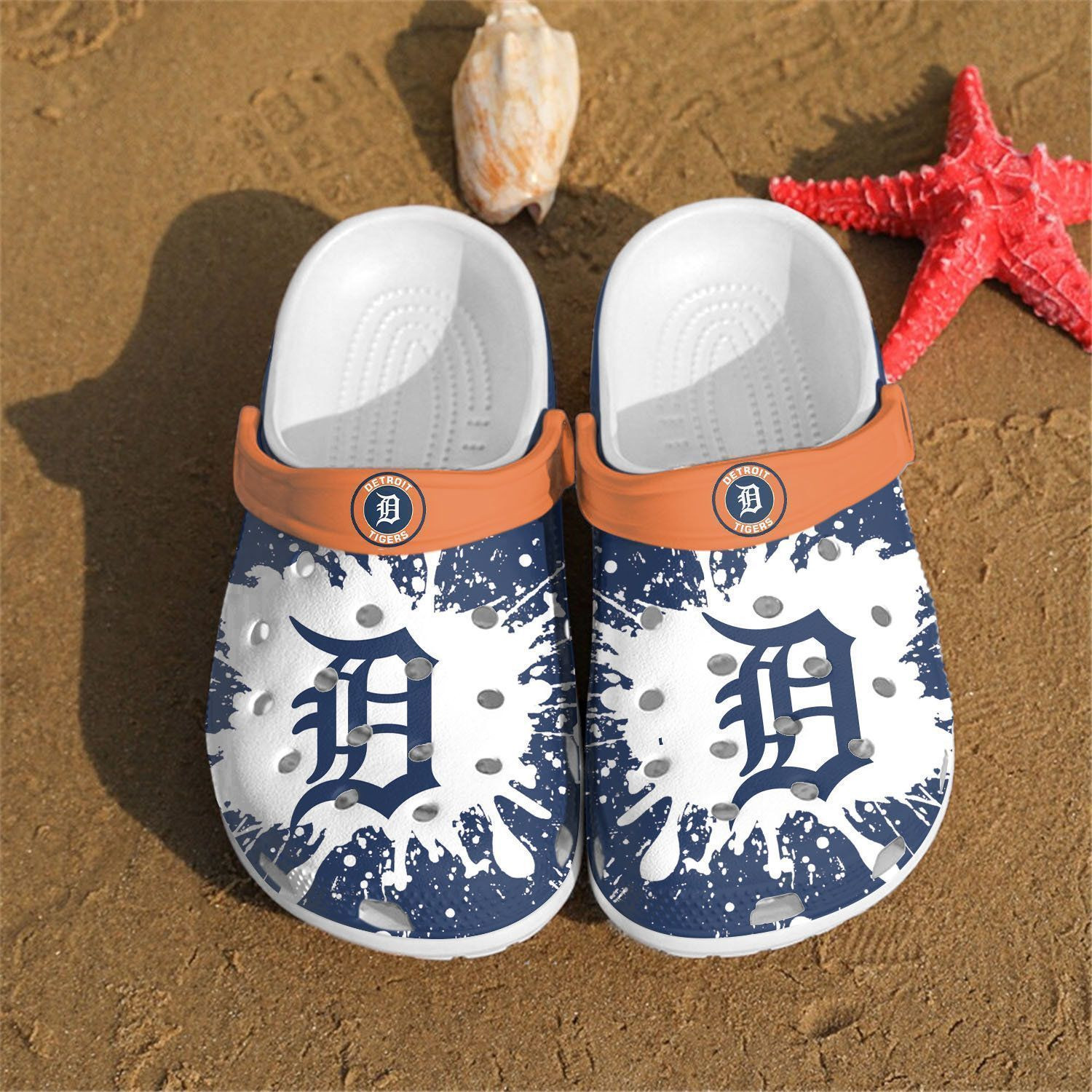 Detroit Tigers Mlb Teams Gift For Fan Crocs Clog Shoescrocband Clogs Comfy Foot