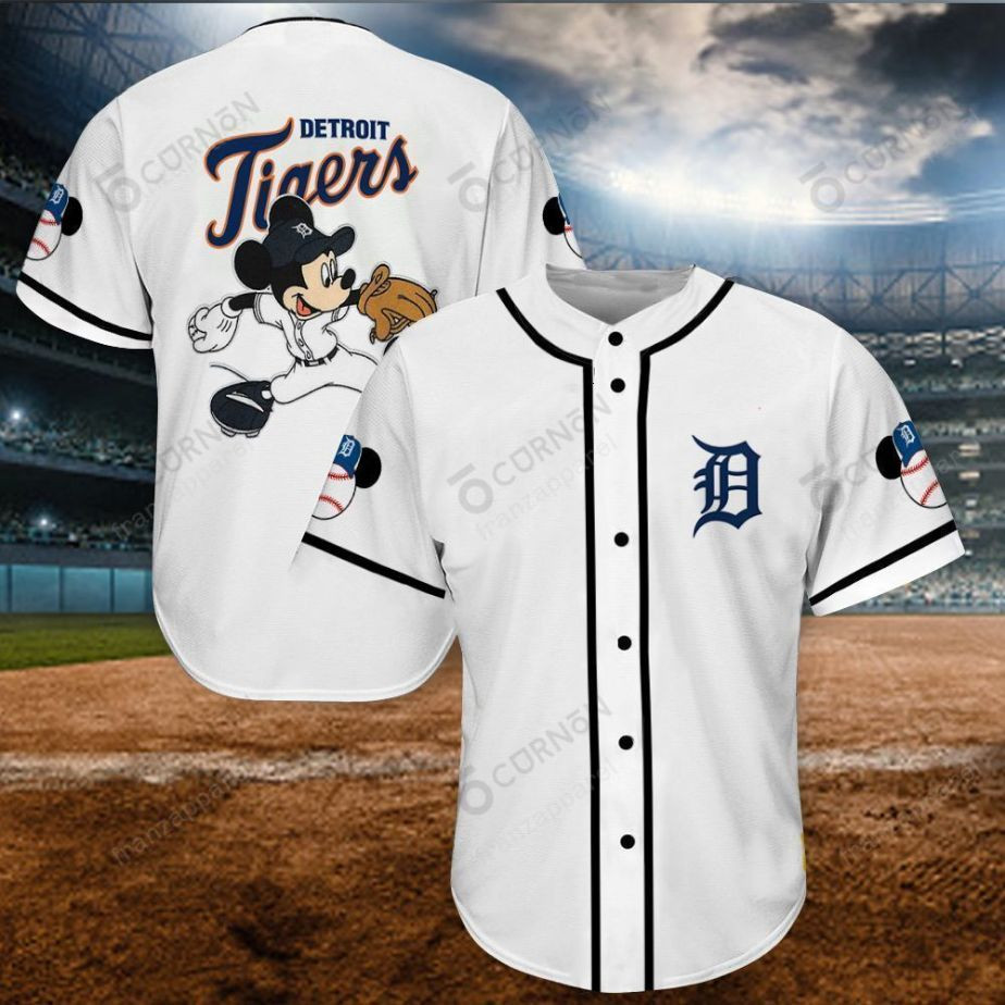 Detroit Tigers Personalized 3d Baseball Jersey Shirt 49