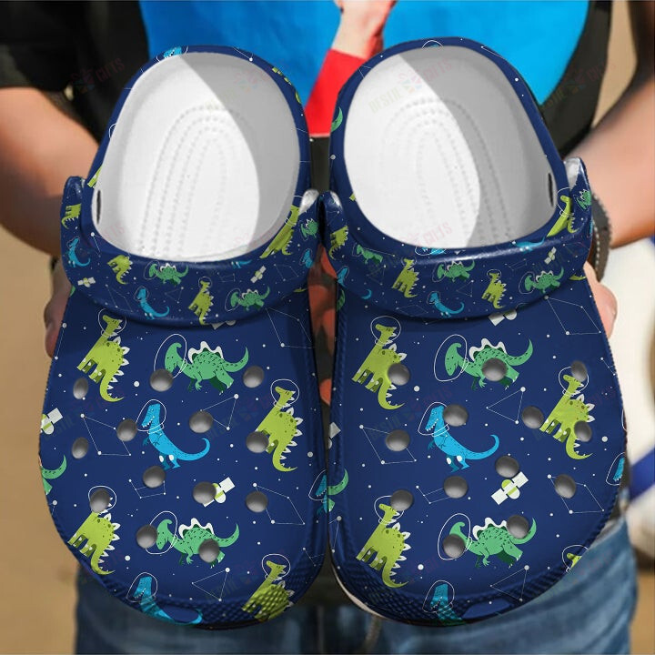 Dinosaur Constellations Crocs Classic Clogs Shoes