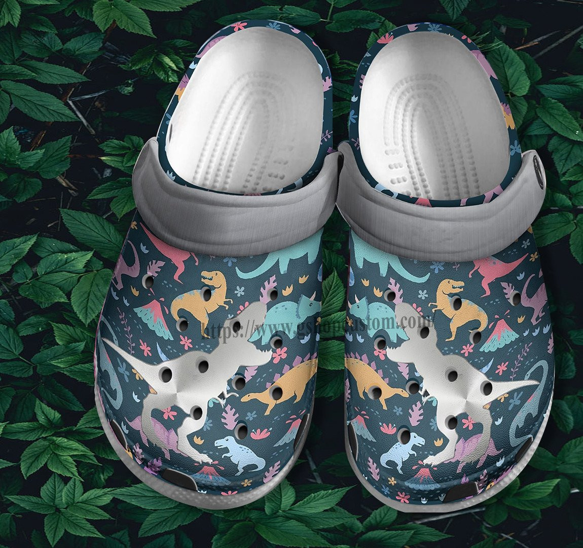 Dinosaur Crocs Shoes Gift Step Daughter - Dinosaur Shoes Croc Clogs Gift Boy Girl