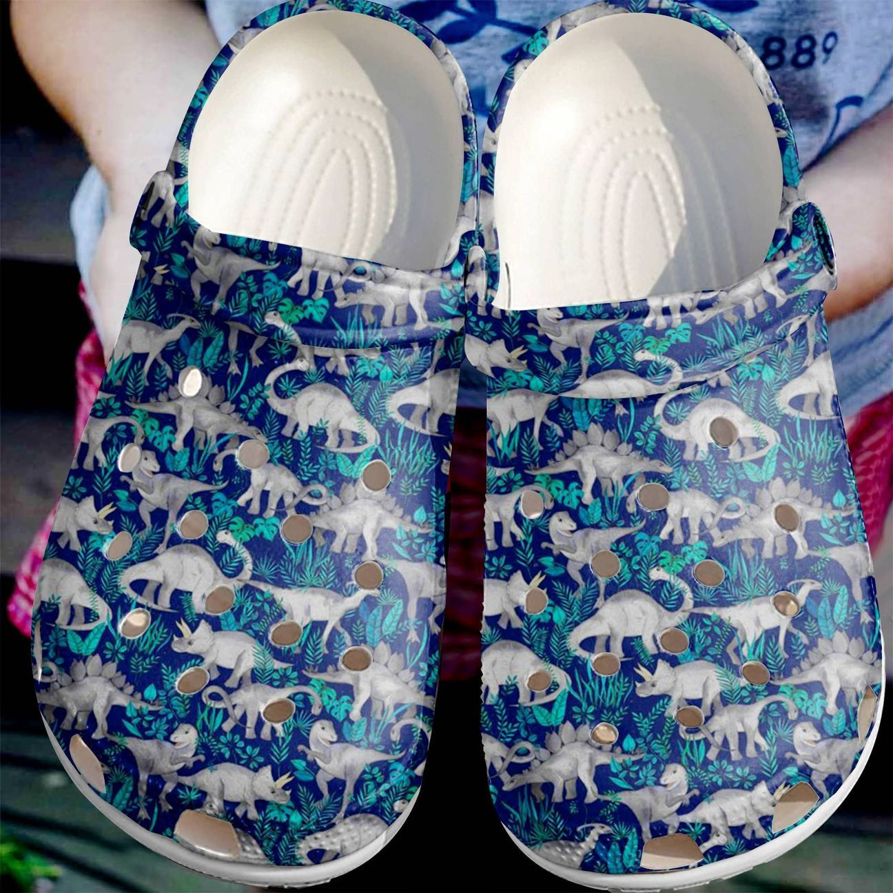 Dinosaur Personalize Clog Custom Crocs Fashionstyle Comfortable For Women Men Kid Print 3D Incredible Dinosaurs