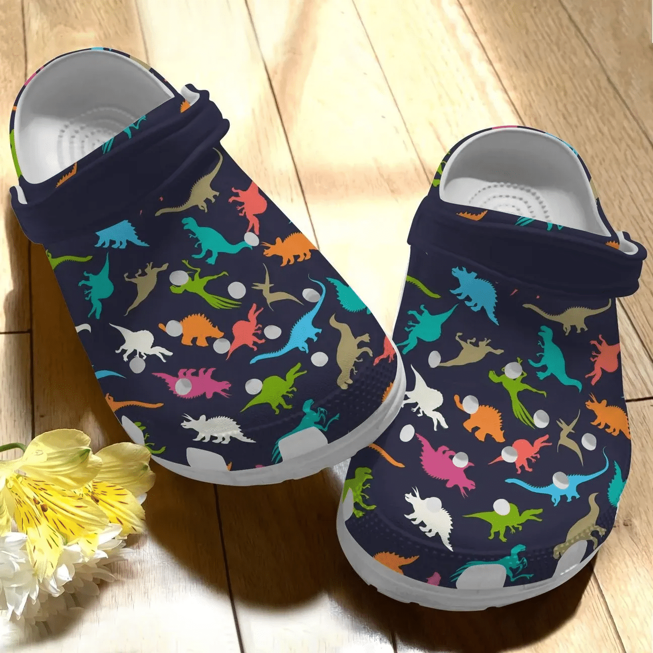 Dinosaur Personalize Clog Custom Crocs Fashionstyle Comfortable For Women Men Kid Print 3D Just Cute