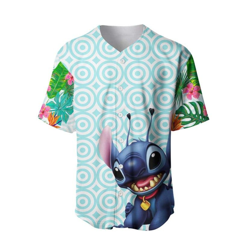 Disney Stitch And Lilo Hawai Baseball Jerseyer Jersey