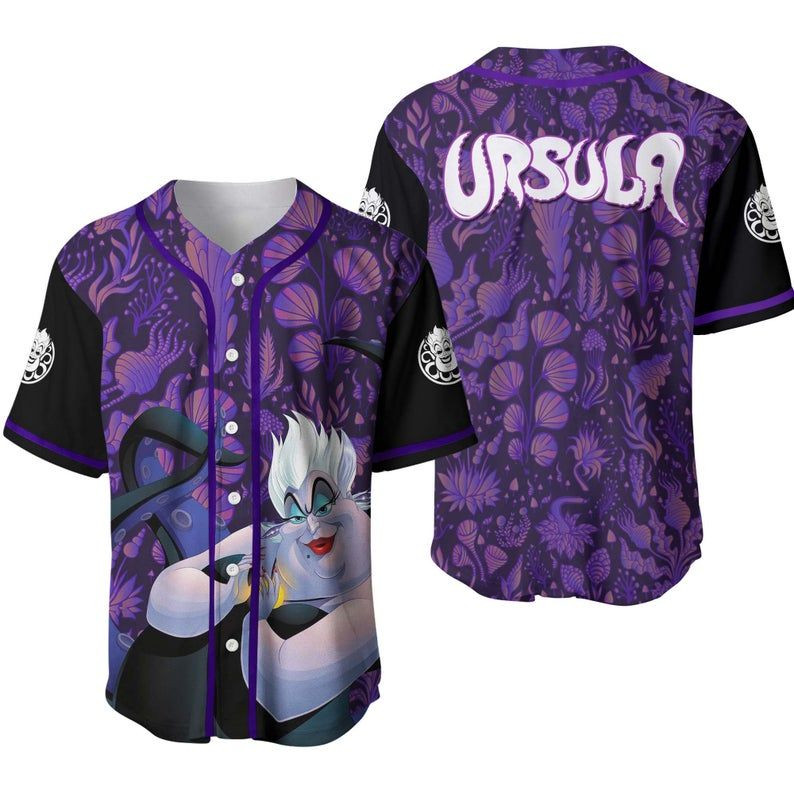 Disney Villains Ursula Disney Baseball Jerseyer Jersey