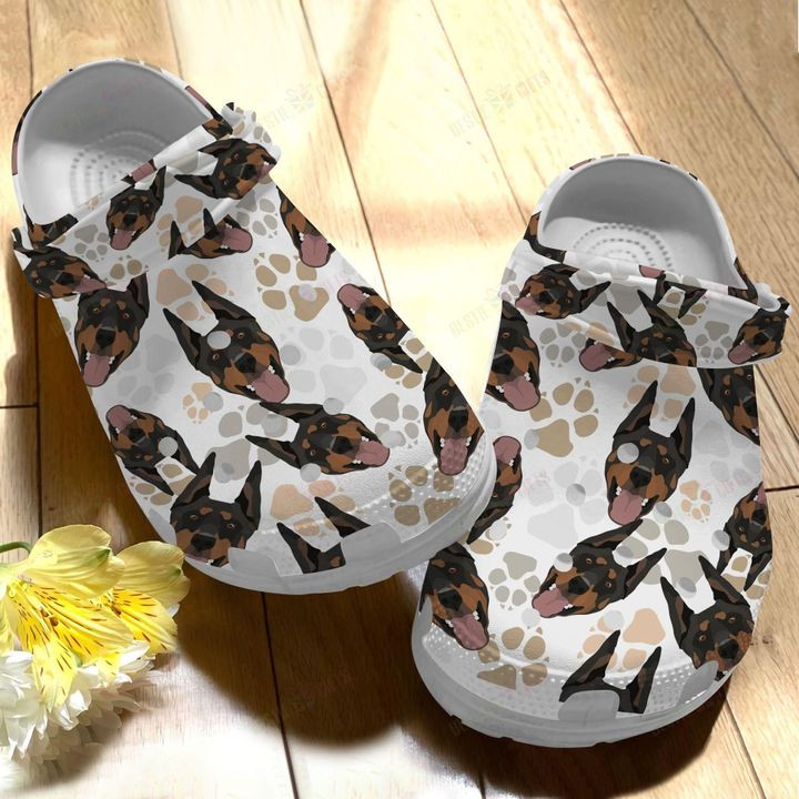 Doberman Lovely Doberman Crocs Classic Clogs Shoes